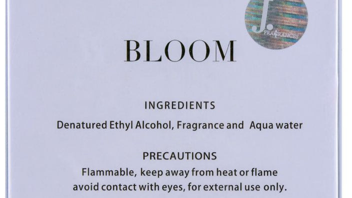 Bloom Perfume by J. 100 ML