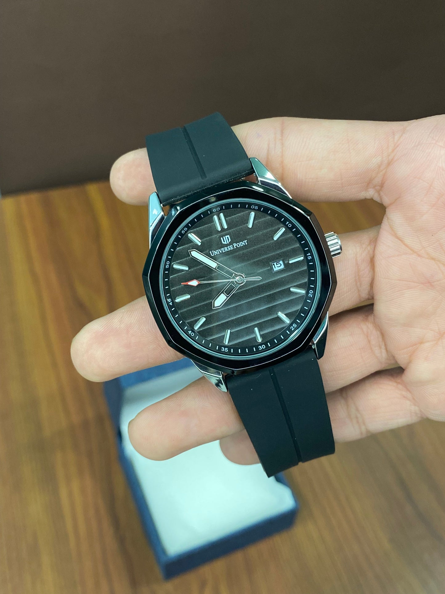 Universe Point Silicone Strap Magnetic Lock Watch